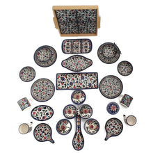 Load image into Gallery viewer, Breakfast Serving Ceramic Set 25 items