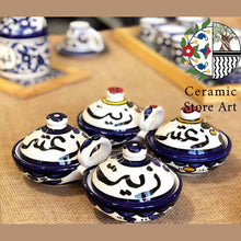 Load image into Gallery viewer, Zeit & Zaatar Ceramic Bow l Multi Colored | Navy | Olives | Keffiyeh