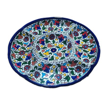 Load image into Gallery viewer, Round Ceramic appetizer Plate 5-section