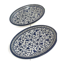 Load image into Gallery viewer, Oval Ceramic Serving Platter 40cm Length
