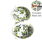 Load image into Gallery viewer, Ceramic Bowl 10 cm | Handmade Handpainted High Quality Ceramic | Multi Colored Floral | Blue and white | Palestinian Hebron Ceramic