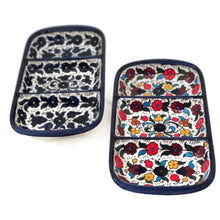 Load image into Gallery viewer, Ceramic Serving Plate 3 Section Divided