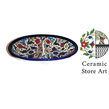 Load image into Gallery viewer, Oval Ceramic Plate 2 Section Divided | Hebron Ceramic