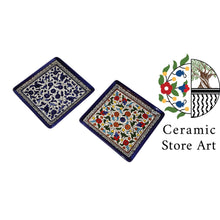 Load image into Gallery viewer, Ceramic Serving square plate 16cm