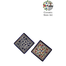 Load image into Gallery viewer, Ceramic Serving square plate 16cm
