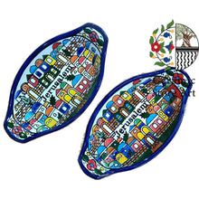 Load image into Gallery viewer, Felucca Ceramic Oval plate with Handle