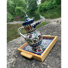 Load image into Gallery viewer, Arabic Coffee Ceramic Set with Tray