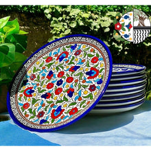 Load image into Gallery viewer, Floral Large Dinner Plate