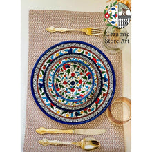 Load image into Gallery viewer, Large Ceramic Dinner Plate