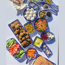 Load image into Gallery viewer, Palestinian Hebron Ceramic Tableware Set 8 pieces | Dinning Ceramic Set
