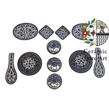 Load image into Gallery viewer, Palestinian Breakfast Ceramic 15 Items Set