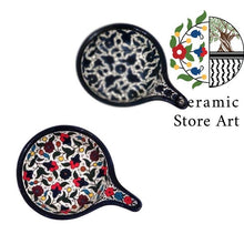 Load image into Gallery viewer, Ceramic small wide Spoon Rest l Serving Pan