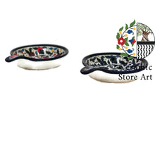 Load image into Gallery viewer, Ceramic small wide Spoon Rest l Serving Pan