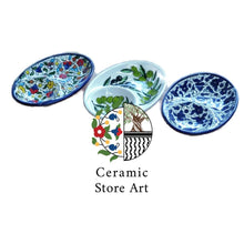 Load image into Gallery viewer, Olives Oval Serving Plate 2 Section