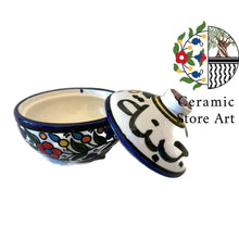 Load image into Gallery viewer, Floral Ceramic Bowl for serving Cheese