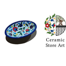 Load image into Gallery viewer, Oval Serving Bowl Set Floral