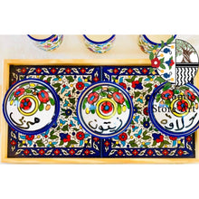 Load image into Gallery viewer, Hebron Ceramic Bowls 12 items Set of 6 Mugs, 5 bowls and 1 Tray