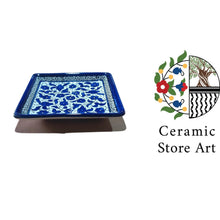 Load image into Gallery viewer, Ceramic Square Serving Plate 13cm