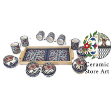 Load image into Gallery viewer, Hebron Ceramic Bowls 12 items Set of 6 Mugs, 5 bowls and 1 Tray