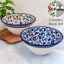 Load image into Gallery viewer, Salad Ceramic Bowl Floral