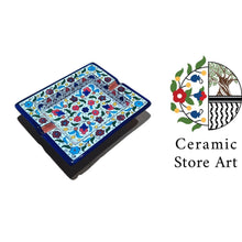 Load image into Gallery viewer, Floral Round / Squared Ceramic Ashtray