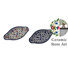 Load image into Gallery viewer, Felucca Ceramic Oval plate with Handle
