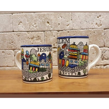 Load image into Gallery viewer, 100% Handmade Hand-painted high quality ceramic Jerusalem Mugs
