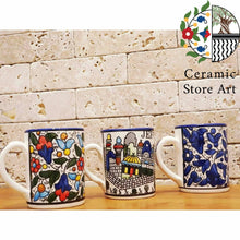 Load image into Gallery viewer, Ceramic Mug Traditional Palestinian Hebron Ceramic
