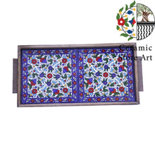 Load image into Gallery viewer, Wooden Ceramic Trat 2 Tiles 20cmx40cm
