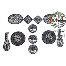Load image into Gallery viewer, Palestinian Breakfast Ceramic 15 Items Set
