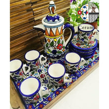 Load image into Gallery viewer, Coffee Serving Set with Tray | Drinkware Ceramic Set
