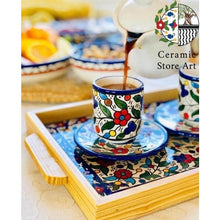 Load image into Gallery viewer, Coffee Serving Set with Tray | Drinkware Ceramic Set
