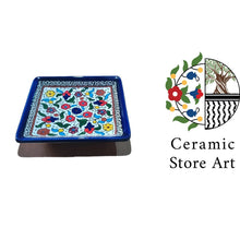 Load image into Gallery viewer, Ceramic Square Serving Plate 13cm
