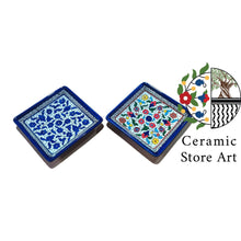 Load image into Gallery viewer, Ceramic Square Serving Plate 13cm
