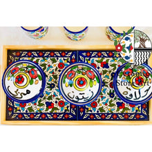 Load image into Gallery viewer, Hebron Ceramic Bowls 12 items Set of 6 Mugs, 5 bowls and 1 Tray
