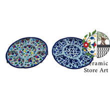 Load image into Gallery viewer, Round Ceramic appetizer Plate 5-section
