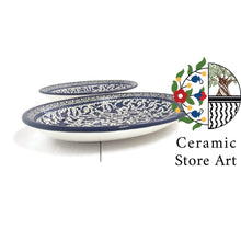 Load image into Gallery viewer, Oval Ceramic Serving Platter 40cm Length
